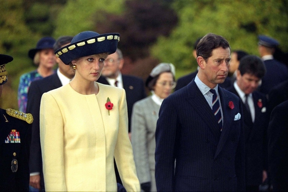 The interview was most notable for Diana's comment, "Well, there were three of us intros marriage, so it was a bit crowded", referring to Prince Charles' mistress, Camilla Parker Bowles. Here, Diana and Charles on tour in South Korea. (Archive image).