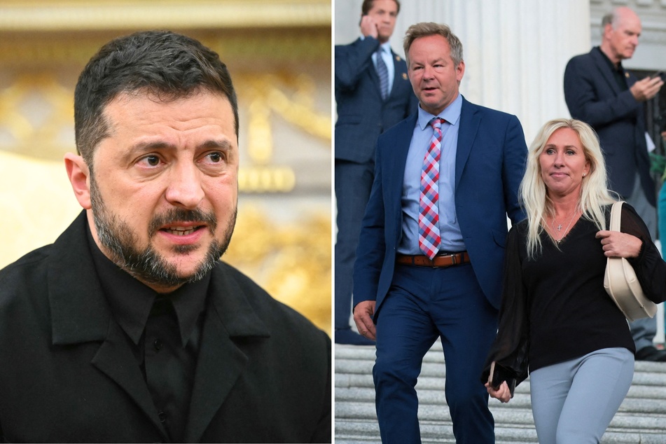 Marjorie Taylor Greene claims her boyfriend got Zelensky to suit up for Trump meeting