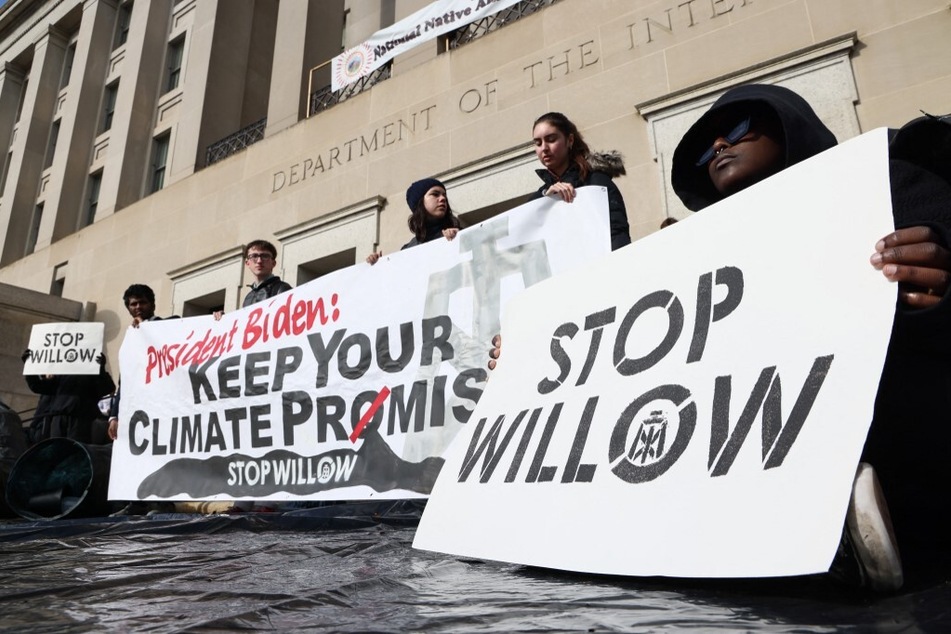 Biden accused of betraying young people after approving Willow oil drilling project