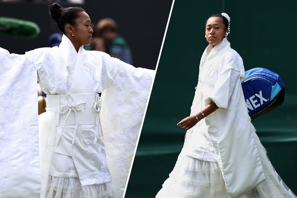 Naomi Osaka makes grand slam statement with kimono-inspired Wimbledon fashion