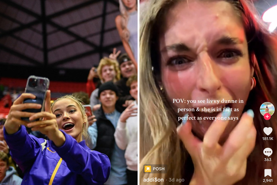 Olivia Dunne fan's viral video catches the internet's attention - and Livvy's!