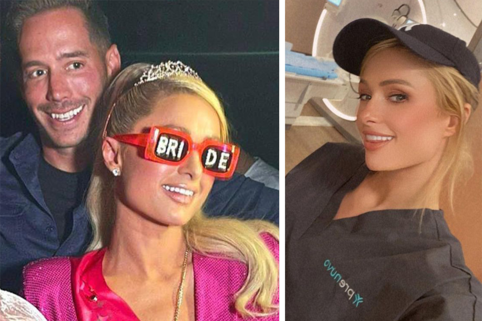 Paris Hilton (r.) married husband Carter Reum (l.) in a star-studded three day affair in Los Angeles in 2021.