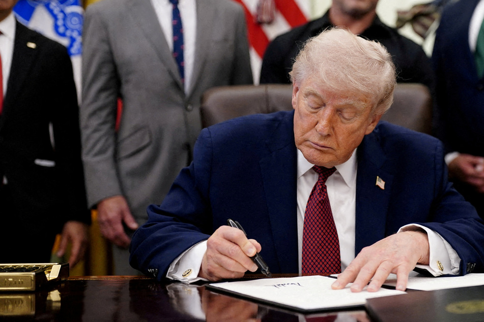 President Donald Trump has signed a series of memos to boost fossil fuel production, citing supposed national defense concerns.