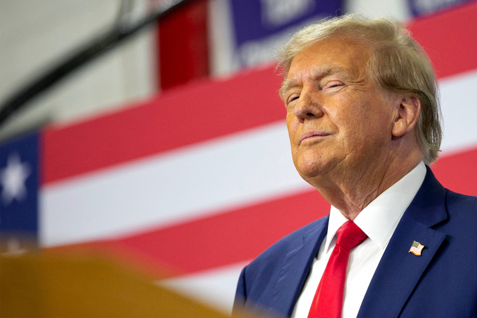 Former President Donald Trump spoke to supporters in Iowa on Saturday.
