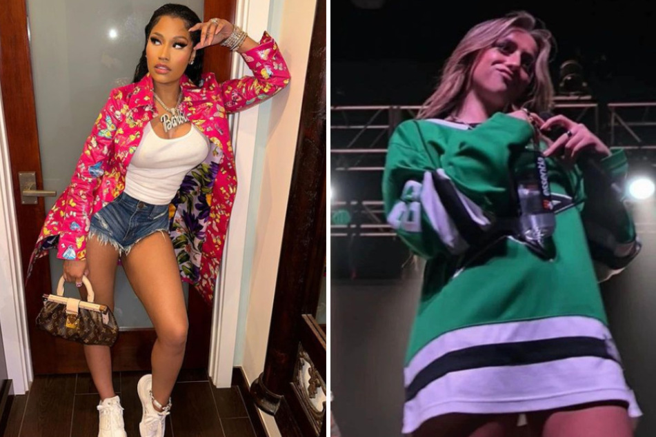 Nicki Minaj (l.) is dropping her highly-awaited album Pink Friday 2 this week, while Tate McRae (r.) is dropping her sophomore album, THINK LATER.
