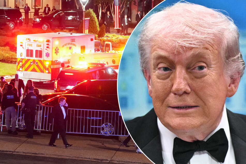 Trump used the shooting at Saturday's Correspondents' Dinner to push his plans to construct a huge ballroom next to the White House.