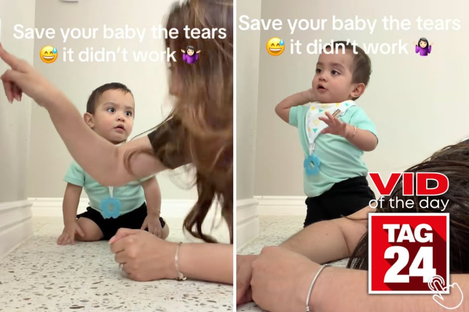 This mom tried to teach her toddler a life lesson – but he had a completely different plan!