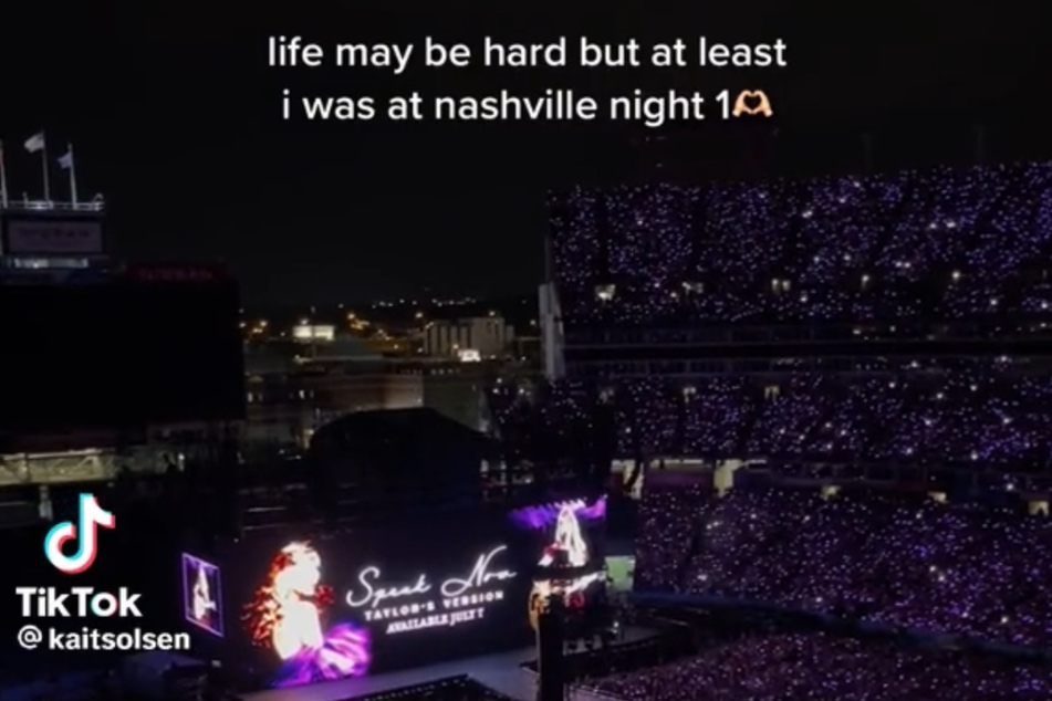 Taylor Swift revealed the release of Speak Now (Taylor's Version) at The Eras Tour in Nashville on May 5.