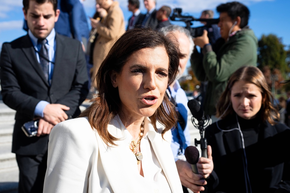 Congresswoman Nancy Mace speaks to reporters as she leaves the Capitol for the Thanksgiving recess on Thursday, November 21, 2024.
