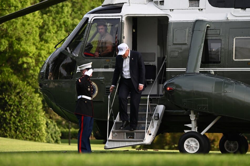 President Donald Trump reportedly wants a new helipad to be added onto the White House complex so that the presidential helicopter stops damaging the grass.