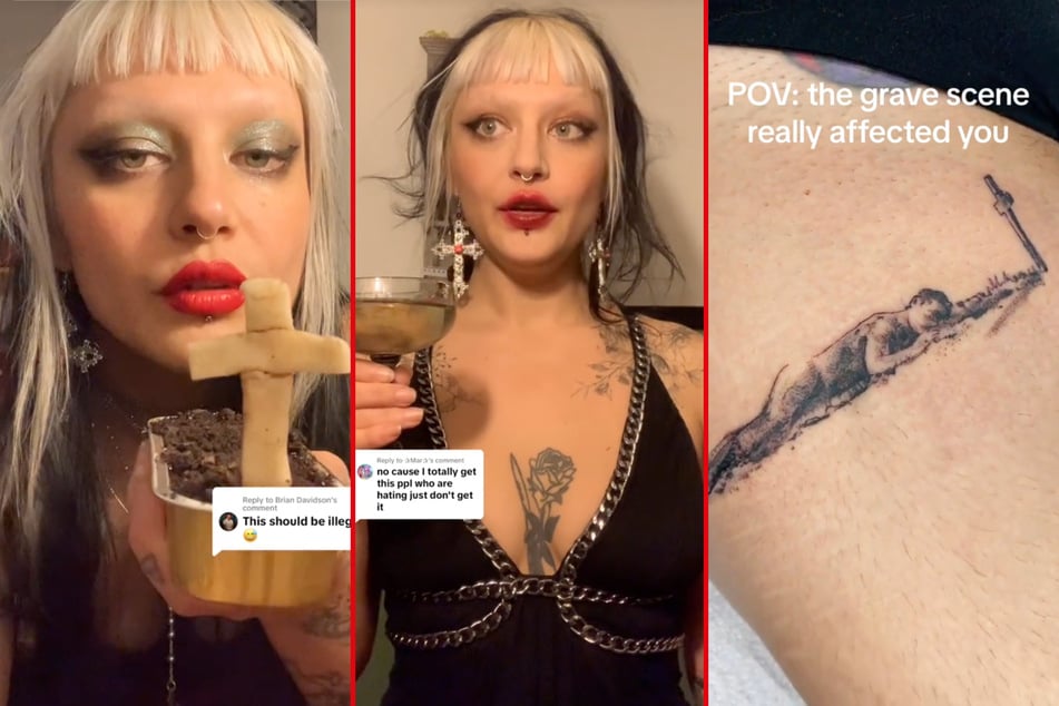 Cheynee Burnnis loves Saltburn so much that she got its most controversial scene tattooed on her thigh.