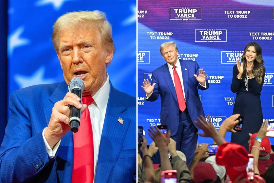 Donald Trump hosted a town hall event on Monday night, which he awkwardly ended by playing music from a playlist for 30-minutes.