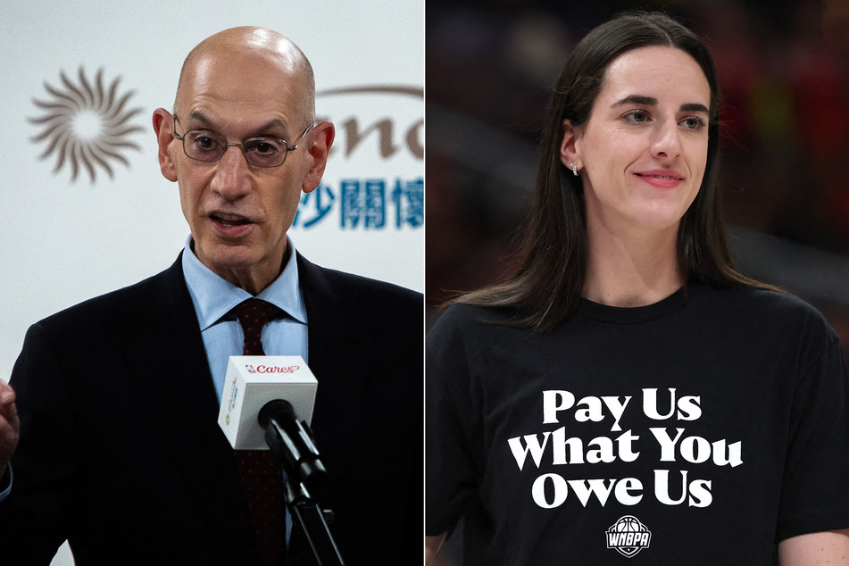 NBA commissioner Adam Silver (l.) promised WNBA a "big increase" in salaries as a potential lockout looms.