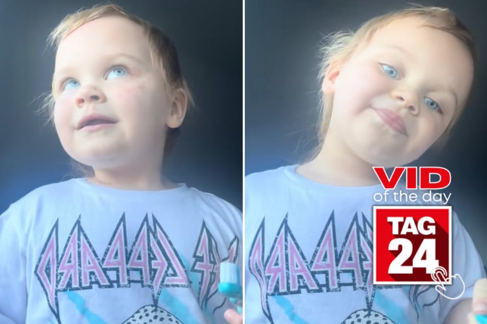 Viral Video of the Day for November 6, 2025: Sick toddler beautifully sings Celine Dion between coughs!