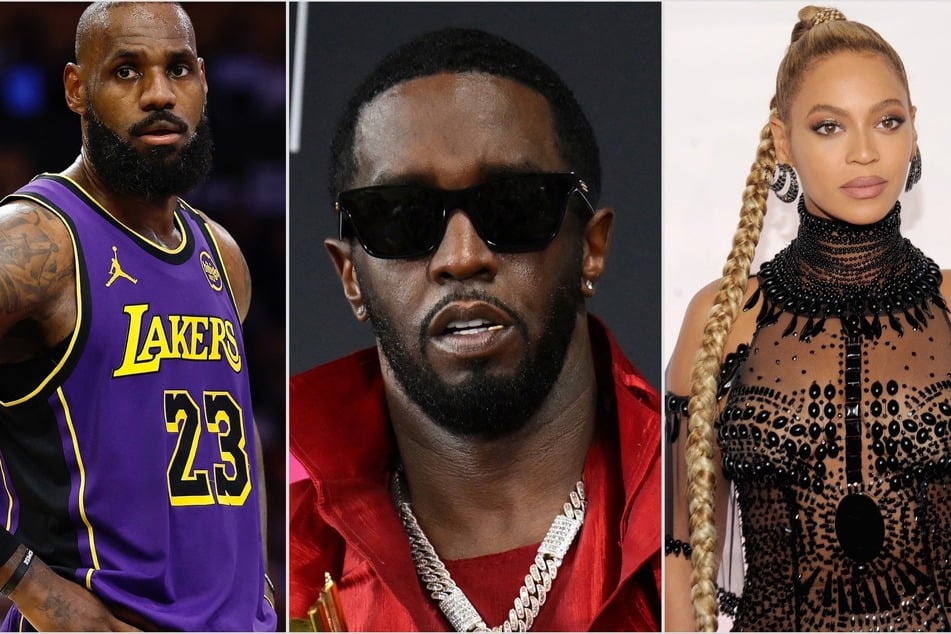 Beyoncé (r.) and Lebron James (l.) were named in a new, bombshell lawsuit against Sean "Diddy" Combs.