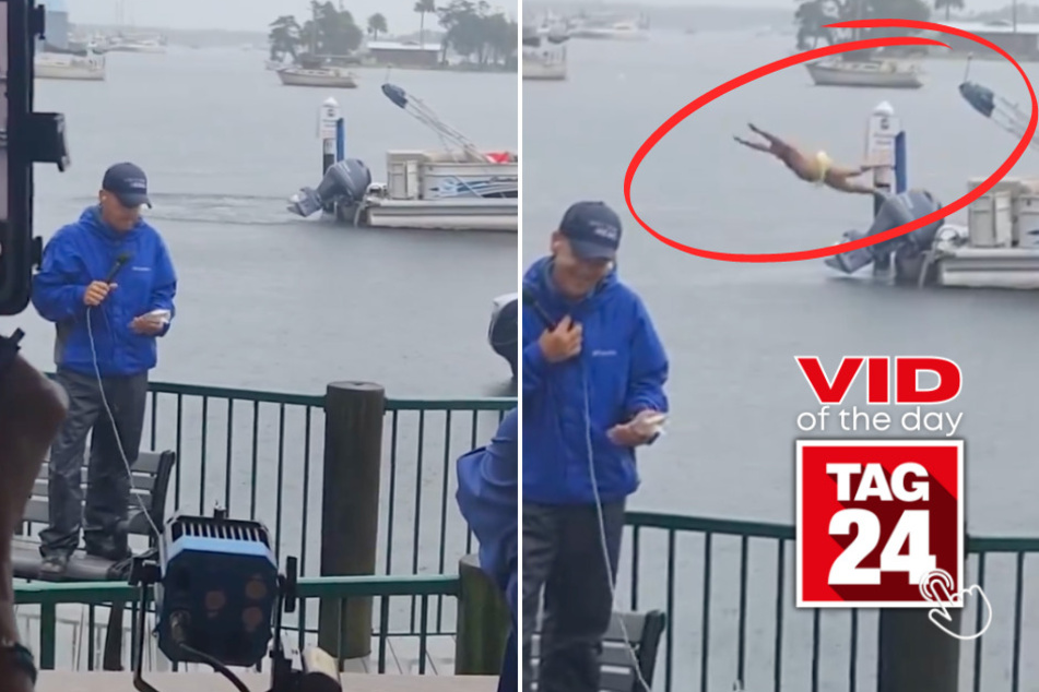 Viral Video of the Day for August 8, 2024: Florida man strikes again during Tropical Storm Debby!