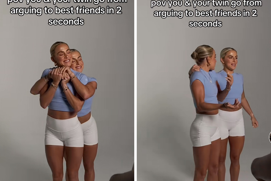 Cavinder twins show off their classic sister arguments in viral TikTok