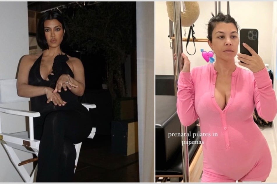 Workout PJs? Kourtney Kardashian goes Barbie chic