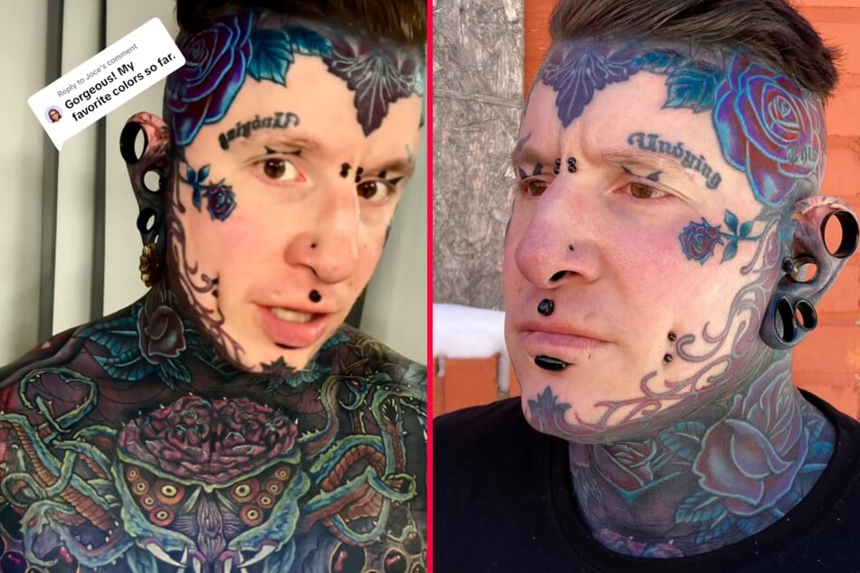In a recent video, Remy opened up about the incredibly detailed and vibrant tattoos that cover much of his face.