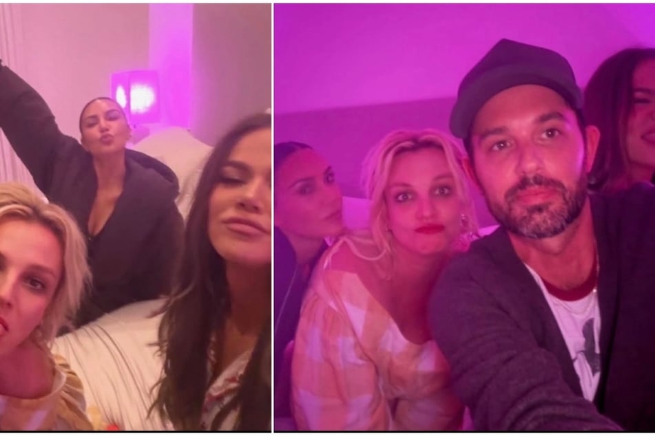 Britney Spears has epic slumber party with Kim and Khloé Kardashian!