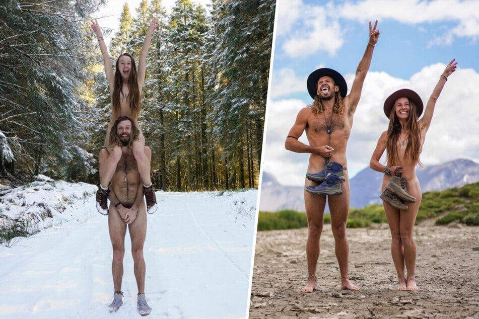 Naked all over the world: couple posts nudes from their globetrotting trips
