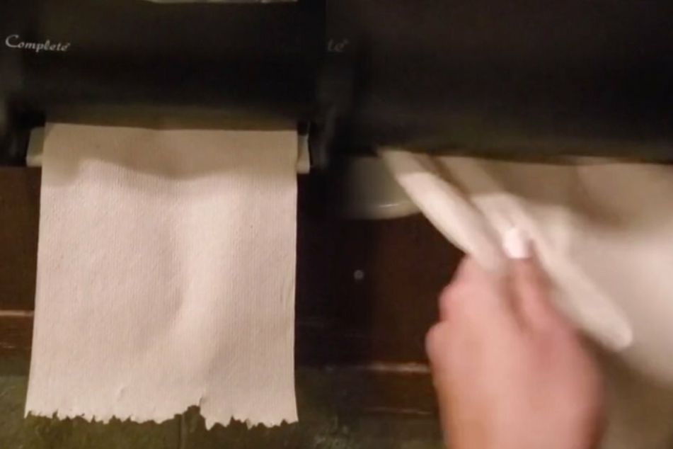 This paper towel dispenser might give you a little heart attack