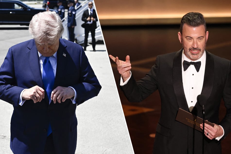 Jimmy Kimmel hits back at Donald and Melania Trump: "Have a conversation with your husband"