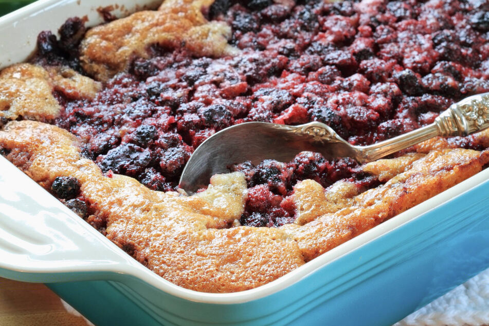 Blackberry cobbler is a very different experience, but equally as delicious.