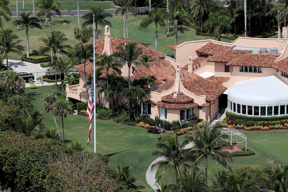 Donald Trump's Mar-a-Lago estate in Florida, from where the FBI seized 11,000 documents.