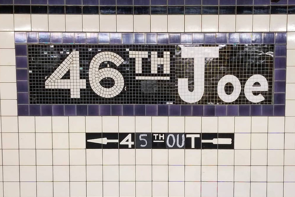 NYC subway station pays homage to Joe Biden on Inauguration Day