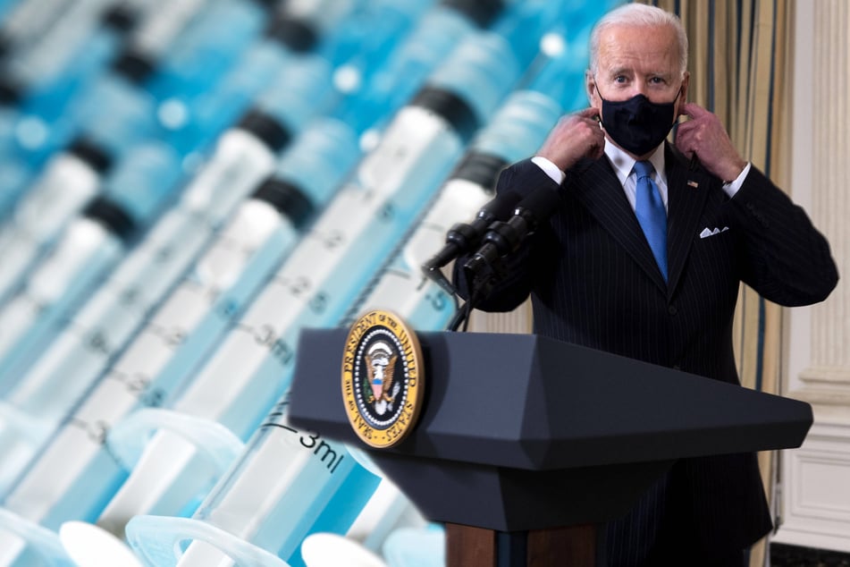 Biden promises Covid-19 vaccine for every adult in US by end of May