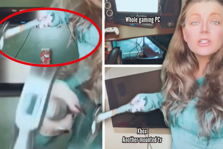 Hammer in hand, this mom explains what she does when her kids' grades slip