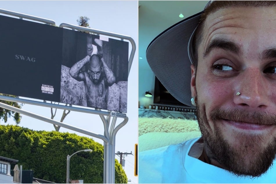 Justin Bieber drops major tease for new album with massive billboard!