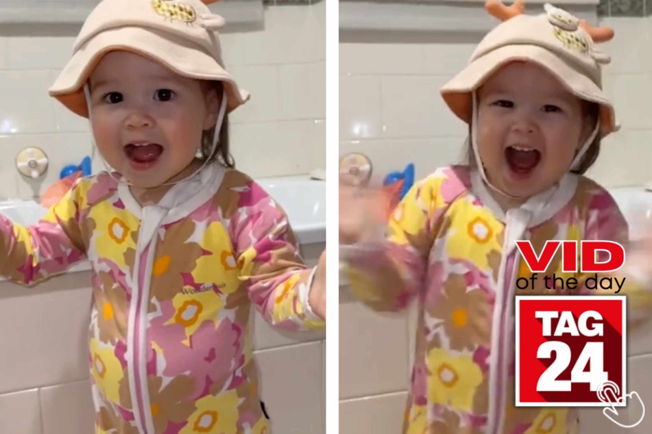 Viral Video of the Day for February 20, 2024: TikTok toddler whips out hilarious new language