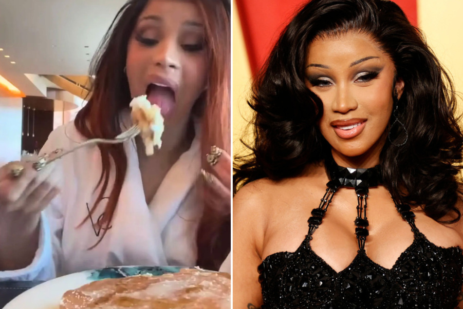 Cardi B serves up pancakes and sass to body-shaming trolls: "I'm so sad!"