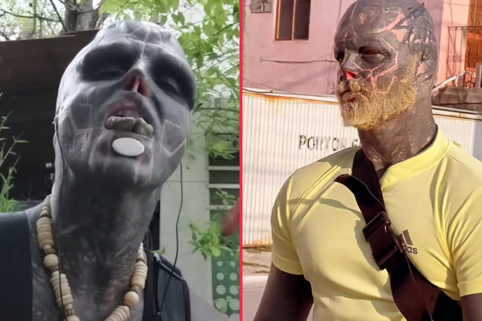 Extreme tattoo addict Black Alien reveals restaurant ban struggles