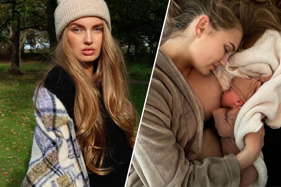 Victoria's Secret model welcomes her daughter into the world!