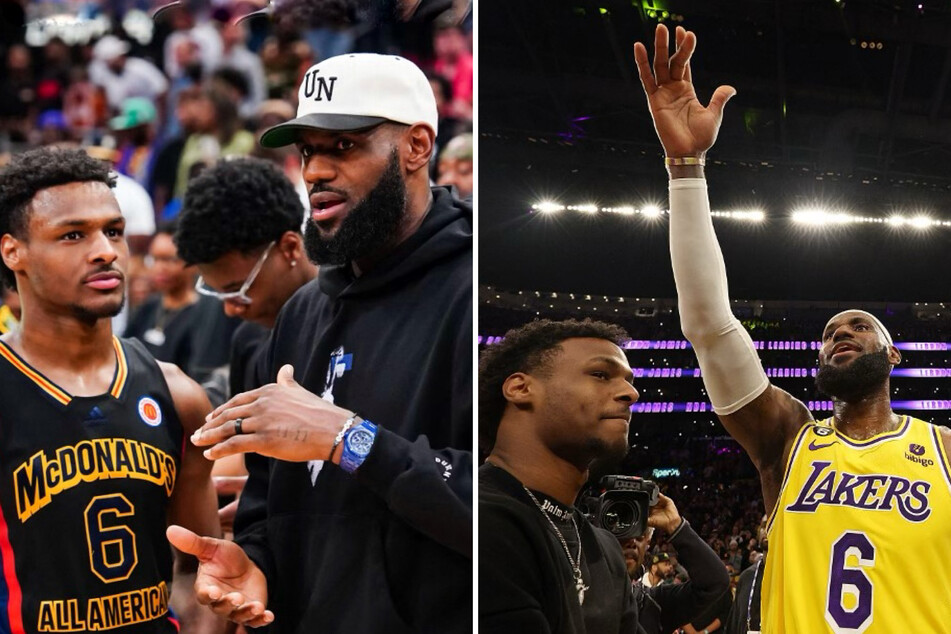 LeBron James sends Atlanta fans into frenzy over Bronny James NBA mock draft