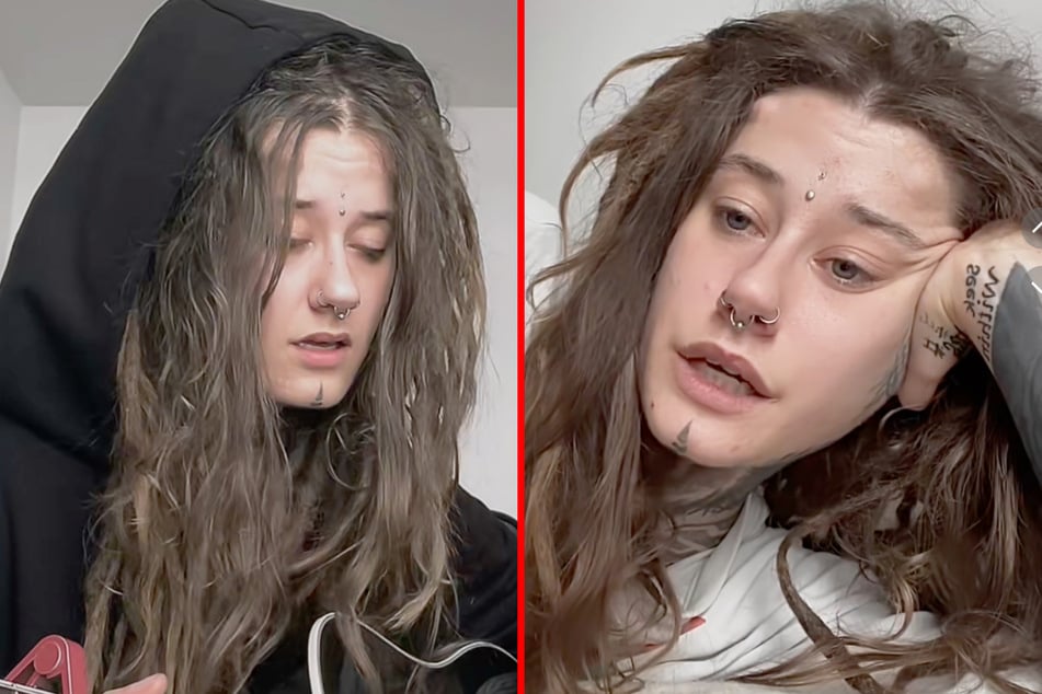 Modded music lover covers body in tattoos and embeds horns in her forehead