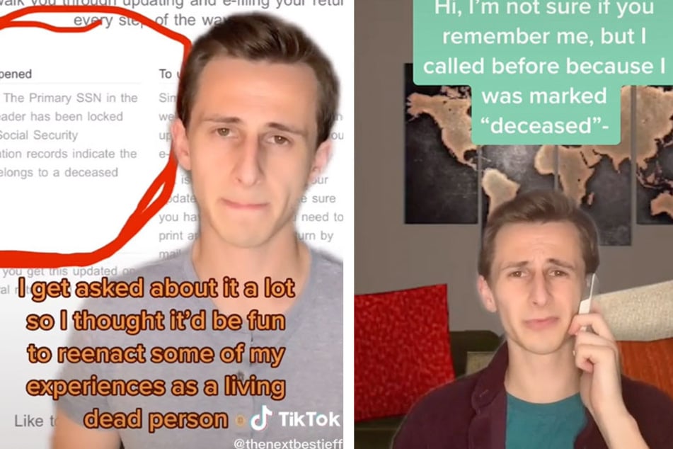 TikToker documents his incredible struggle to convince the IRS that he's not dead!