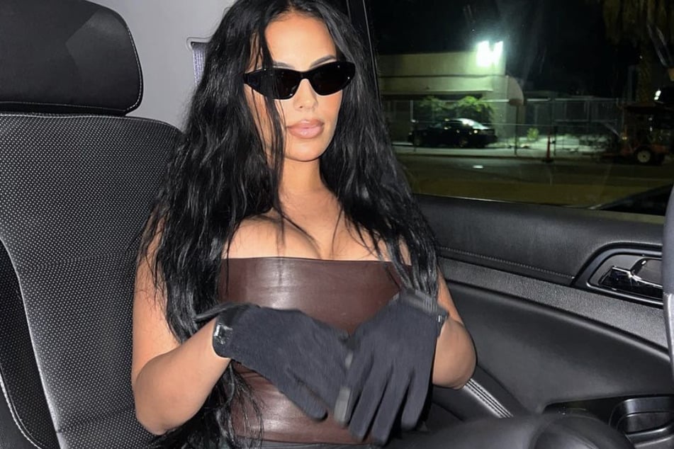 Chaney Jones was seen at Ye's listening party for Donda 2. The Instagram model sported an outfit very similar to his ex, Kim Kardashian.