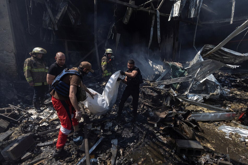 At least four people were killed and over a dozen more were injured in Russia's latest attack on Kharkiv.