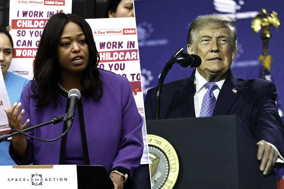 Trump bashes Washington's likely next mayor as he touts golf course project