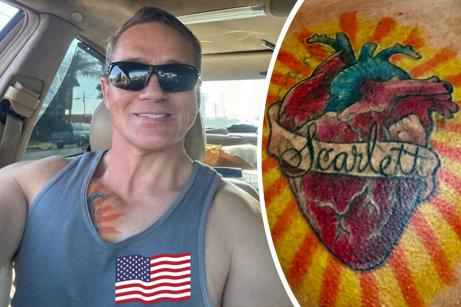 Michael Joseph Branham even has the Marvel star's name tattooed on his chest.