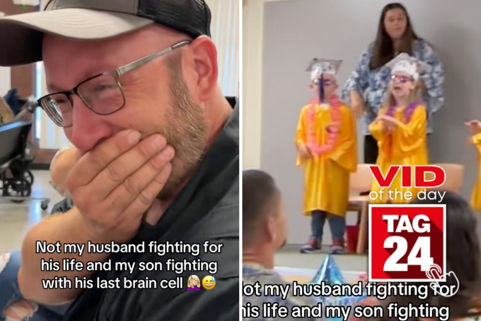 Viral Video of the Day for July 16, 2026: Dad can't stop laughing at son's unusual graduation behavior!