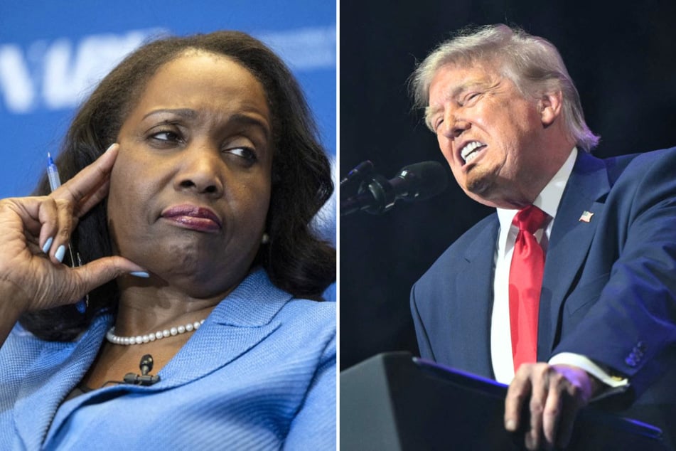 On Monday, the Supreme Court ruled that Federal Reserve Governor Lisa Cook (l.) could remain in her job as President Donald Trump attempts to fire her.