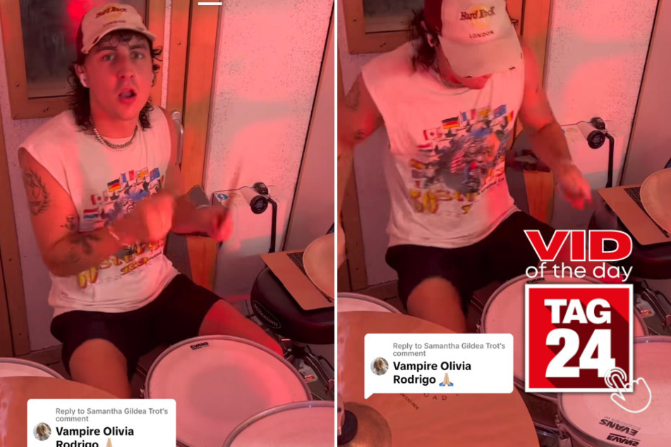 Viral Video of the Day for July 15, 2023: TikTok drummer crushes Olivia Rodrigo's vampire
