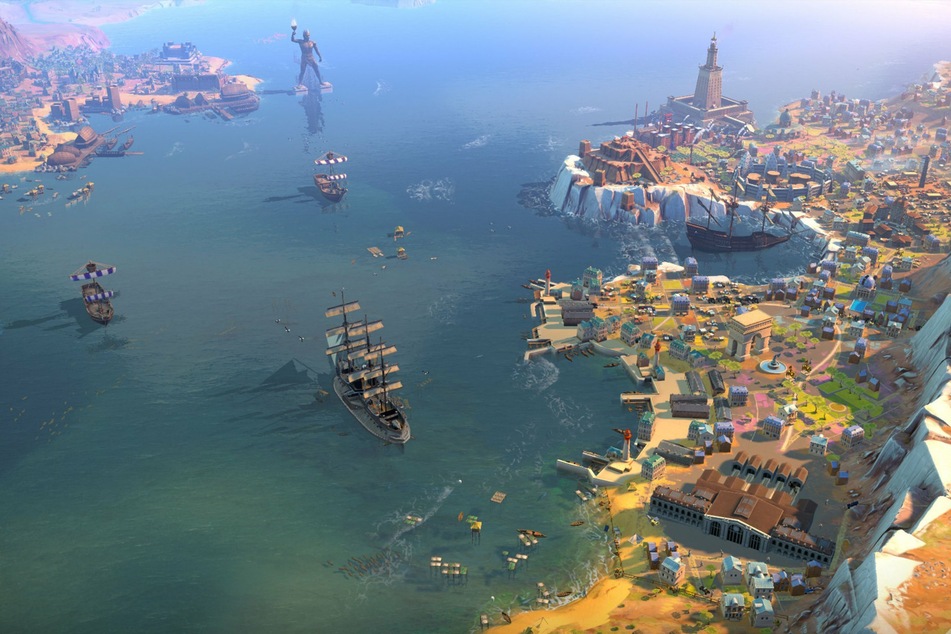 Humankind's interface is not unlike its better-known role model, Civilization.