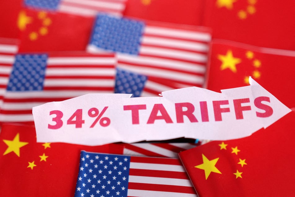 China has announced its own 34% tariff on US products from April 10 in response to Trump's levies.