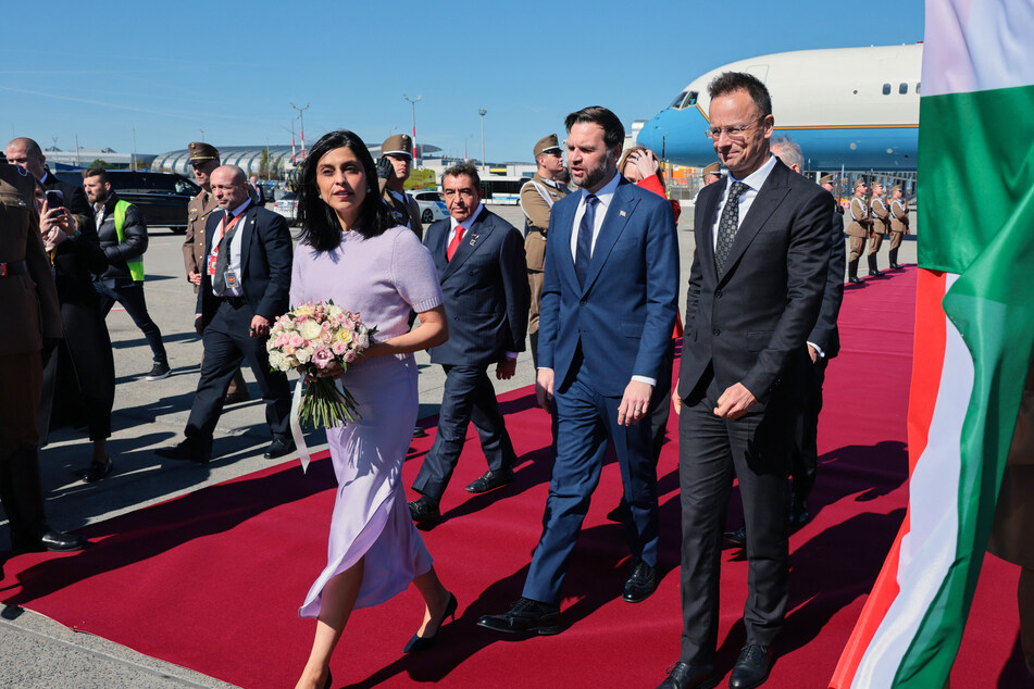 Vice President JD Vance arrived in Hungary for a show of support to far-right Prime Minister Viktor Orban ahead of crucial elections.